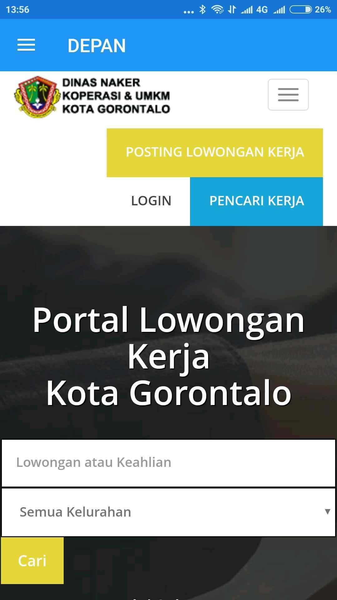 Emulate Android APK INFOKERJA GORONTALO | PORTAL LOWONGAN KERJA Emulate Android APK INFOKERJA GORONTALO | PORTAL LOWONGAN KERJA